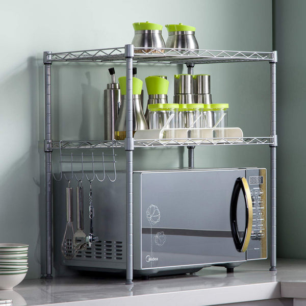 2 Tier Adjustable Kitchen Rack