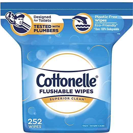 Paquete de 252 toallitas desechables Cottonelle FreshCare