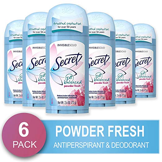 Pack Of 6 Secret Or Dove Antiperspirant Deodorant