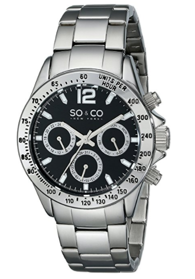 SO&CO New York stainless steel watch