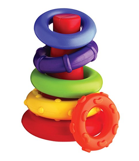 Juguete Playgro Rainbow Color Rock 'n' Stack para bebé