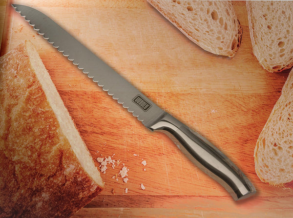 Stainless Steel Serrated Bread Knife