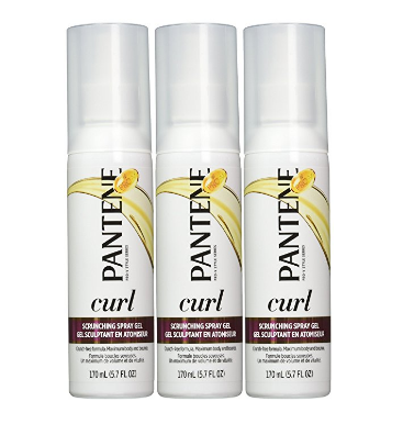 Pack de 3 geles en spray para arrugar rizos Pantene