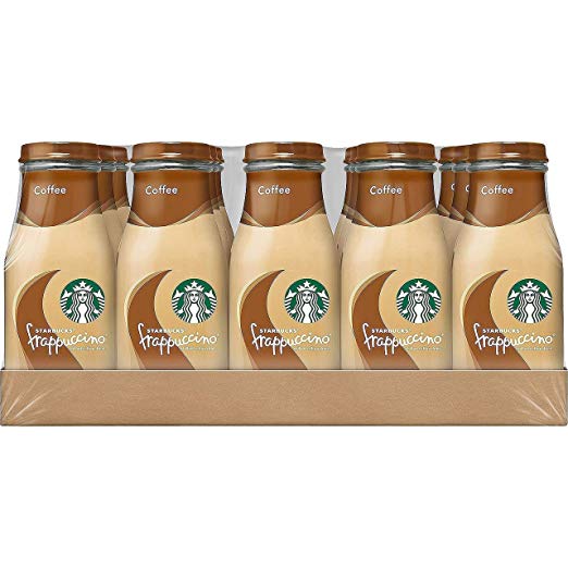 15 Glass Bottles Of Starbucks Frappuccino