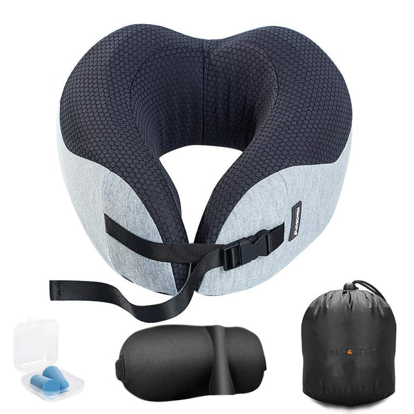 Memory Foam Travel Pillow/Neck Pillow With Bag