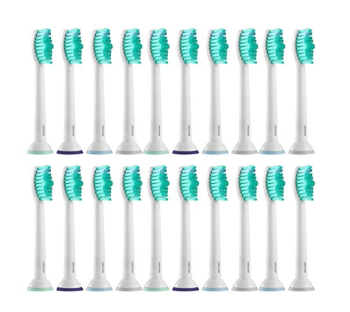 20 recambios de cabezales de cepillo dental Philips Sonicare