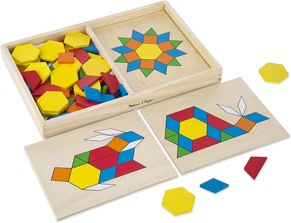 Bloques y tableros de patrones Melissa &amp; Doug