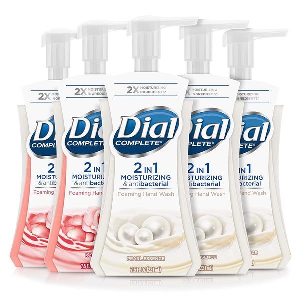 5 Dial Complete 2 In 1 Moisturizing & Antibacterial Foaming Hand Wash Soap