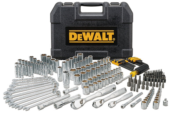 Juego de herramientas de mecánica Dewalt de 205 piezas.