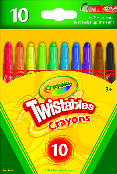 Crayola Mini Twistables Crayones PAQUETE DE 10