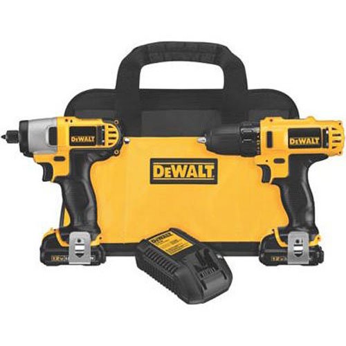 Kit combinado de taladro/destornillador Dewalt de 12 voltios máx.