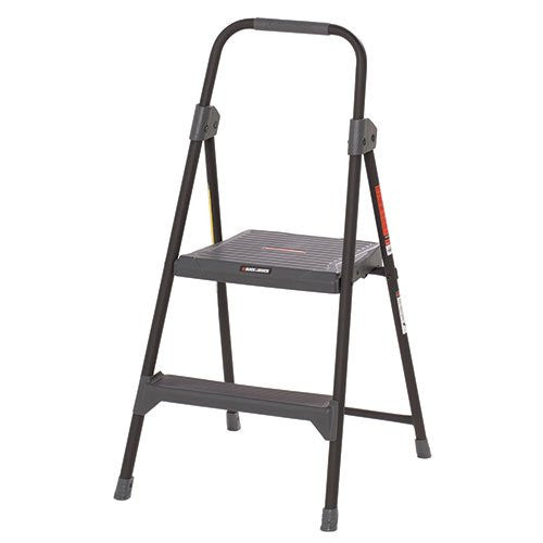 2 step Black & Decker steel step stool