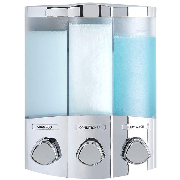 3-Chamber Soap and Shower Dispenser