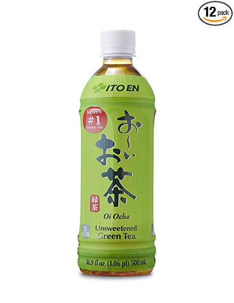 12-Pack 16.9oz. Ito En Tea Oi Ocha Green Tea (Unsweetened)