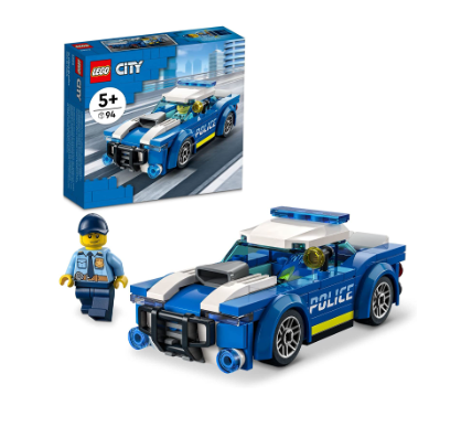 94-Piece LEGO City Police Car Building Kit