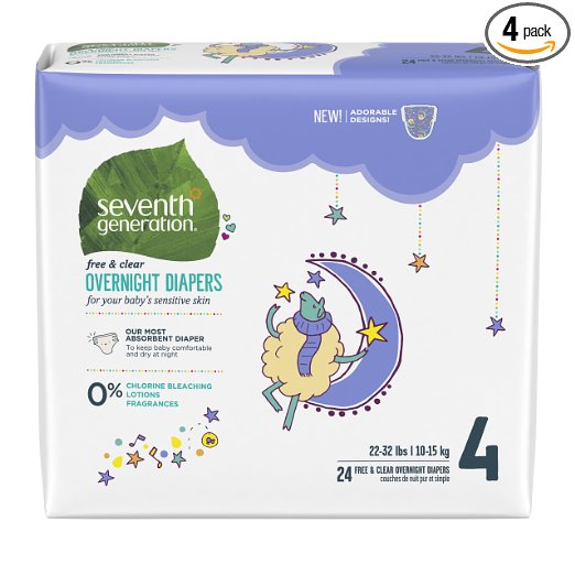 Up to 60% off Seventh Generation diapers