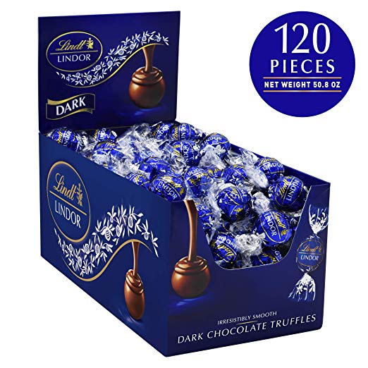 120 Lindt LINDOR Dark Chocolate Truffles (Kosher)