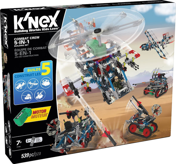 K'NEX Combat Crew 5-in-1 Building Set