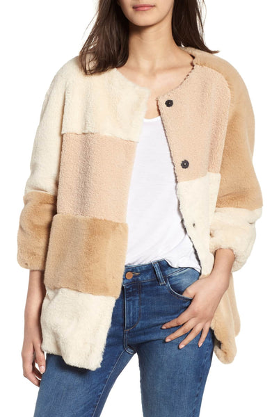 BCBGeneration fur jacket