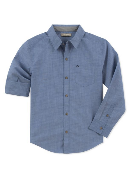 Camisa con botones Calvin Klien para niños