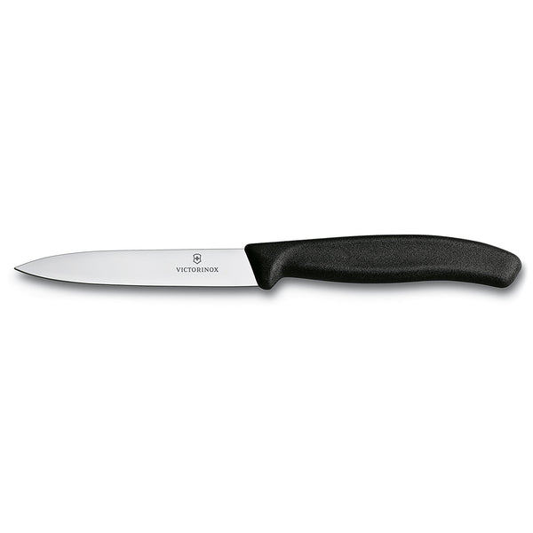 Victorinox Cuchillo de pelar clásico suizo de 4 pulgadas con hoja recta