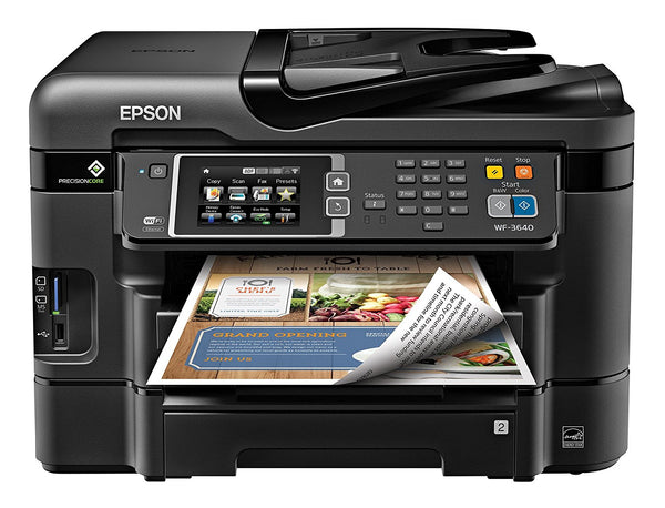 Epson Wireless Color All-in-One Inkjet Printer with Scanner and Copier