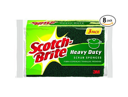 Pack of 24 Scotch-Brite heavy duty sponges