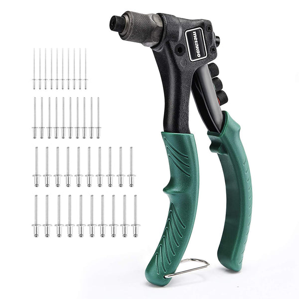 4 in 1 Hand Riveter Gun Set with 40-Piece Rivets