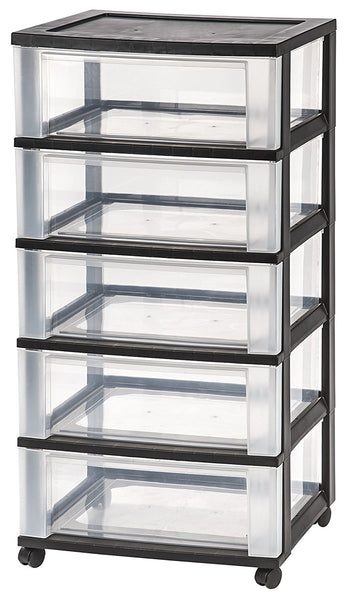 IRIS Wide 5-Drawer Cart