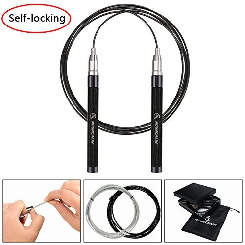 Mounchain Adjustable High Speed Aluminum Jump Rope