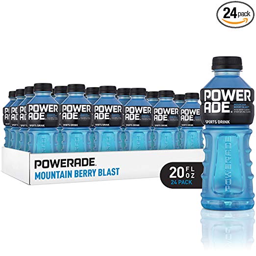 24 botellas de Powerade (4 sabores)