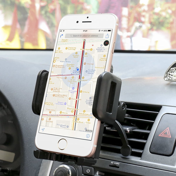 Soporte para teléfono de coche con ventilación de aire