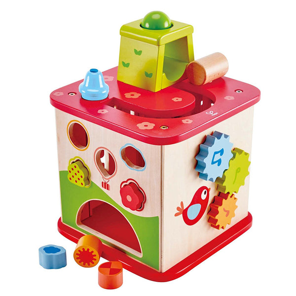 Hape Kids Pepe & Friends Wooden Activity Cube and Center