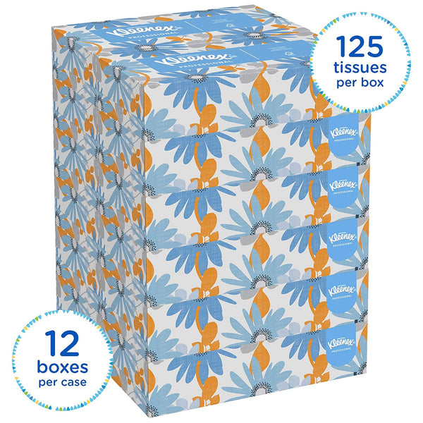 12 cajas de pañuelos kleenex