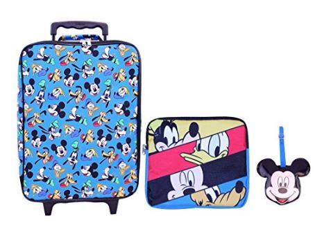 Disney Mickey 3 Pc Luggage Set