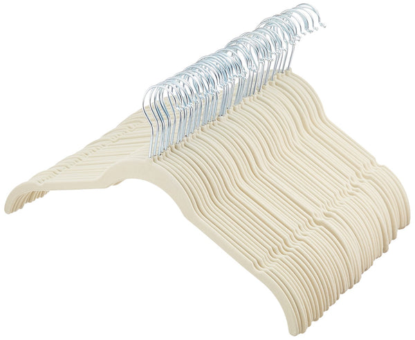 50 AmazonBasics Velvet Shirt/Dress Hangers