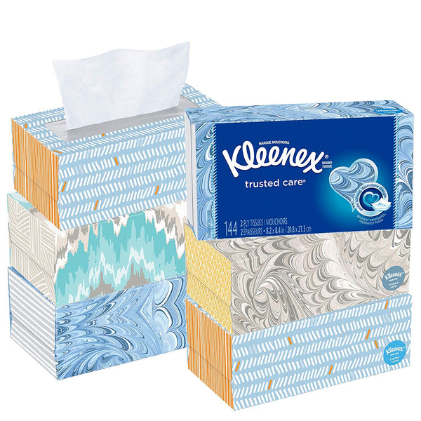 Get 34 Boxes Of Kleenex Tissues