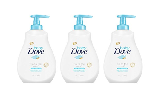 Pack of 3 Baby Dove Tip to Toe Wash, Rich Moisture