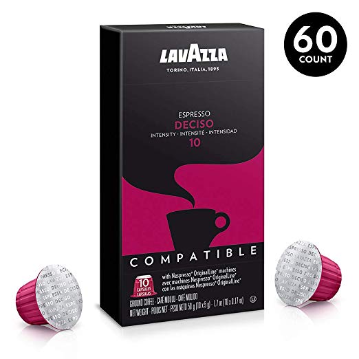 60 cápsulas compatibles con Lavazza Nespresso (varias)