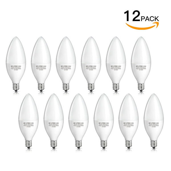 Pack de 12 bombillas LED candelabro