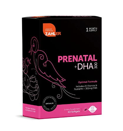 60 Count Zahler Premium Prenatal Vitamins