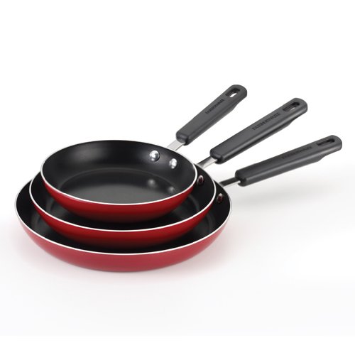 Farberware Aluminum Nonstick 8-Inch, 10-Inch and 11-Inch Triple Pack Skillet Set