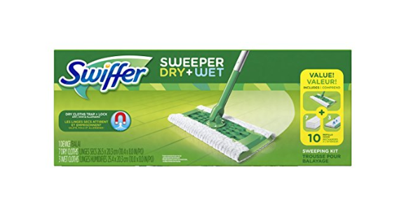 Fregona Swiffer Sweeper con 7 paños secos y 3 paños húmedos