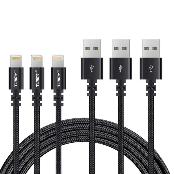 Pack Of 3 iPhone Charging Cables