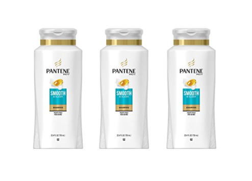 3 bottles of Pantene Pro-V Smooth & Sleek shampoo