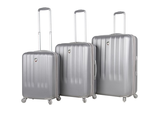 Mia Toro ITALY Mozzafiato Hardside Spinner Luggage 3PC Set (4 Colors)