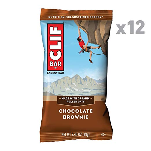 Barra energética Clif Bar de 12 unidades (2.4 oz) (brownie de chocolate)