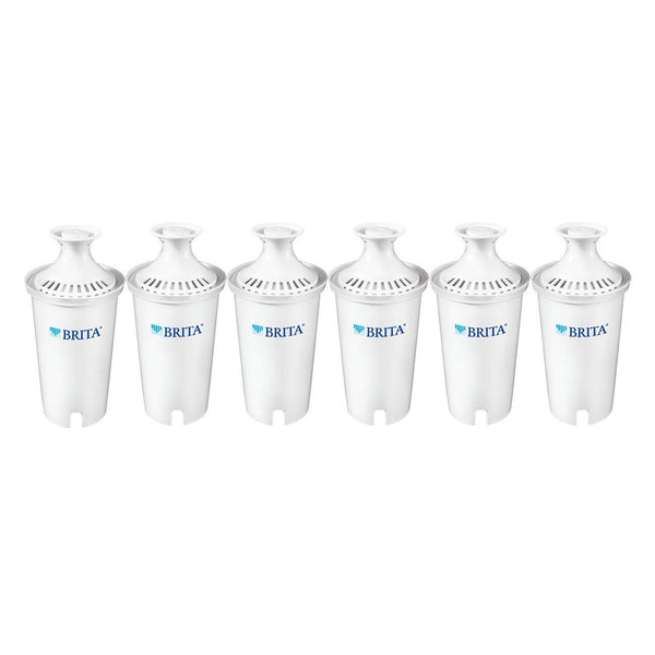 6-Count Brita Standard Water Filters for Pitchers & Dispensers