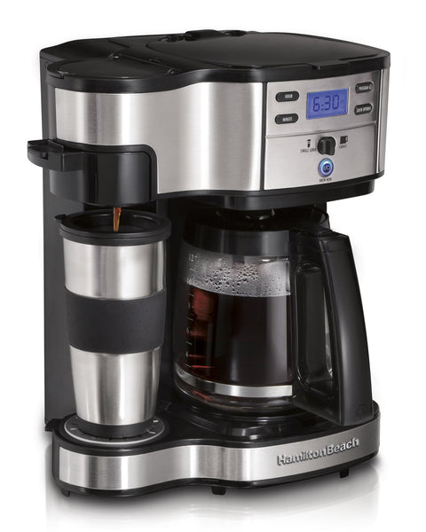 Hamilton Beach Single Serve Coffee Brewer and Full Pot Coffee Maker