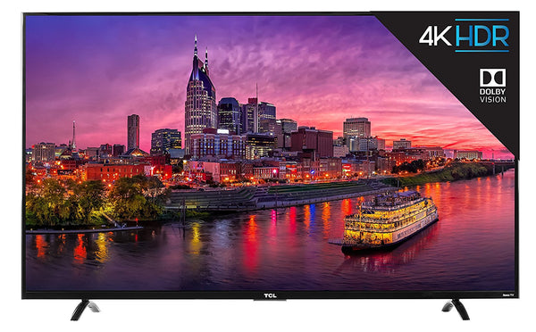 TCL Televisor LED inteligente Roku 4K Ultra HD de 55 pulgadas